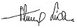 Signature de Francisco Guterres