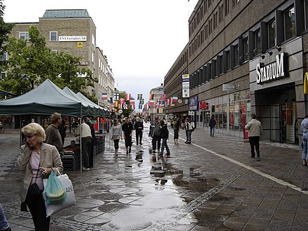 Uma rua da cidade