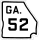 State Route 52 marker