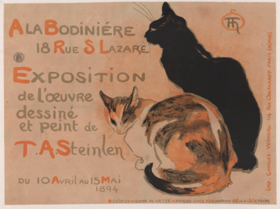 Exposition personnelle à La Bodinière (avril-mai 1894), affiche lithographiée.