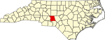 State map highlighting Montgomery County