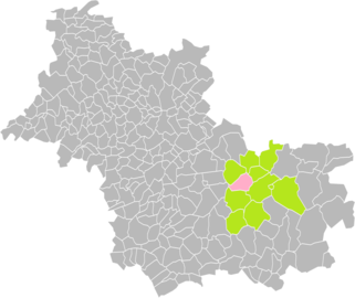 Montrieux-en-Sologne dans l'intercommunalité en 2016.