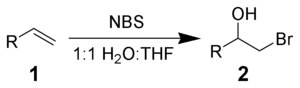 Formation de bromohydrine