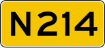 Provincial highway 214 shield}}