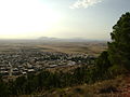 Vue sur les quartiers du nord de la ville.