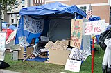 Sign tent, October 3, 2011
