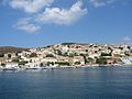 Il villaggio di Oinousses nell'isola di Chios (Grecia)