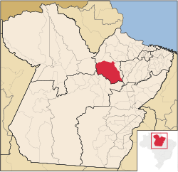 Location in the State of Pará