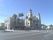 The Immaculate Heart of Mary Catholic Church was built in 1928 and is located at 909 E. Washington Street. It is Phoenix’ second oldest Hispanic church. The church was listed in the National Register of Historic Places on October 8, 1993, ref. number 93000742 (NRHP).