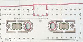 Projet d'Ange-Jacques Gabriel du « Nouveau jardin du Trianon », 1751