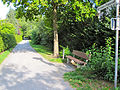 Rat-Hasse-Promenade in Bad Salzuflen als Rad- und Fußweg auf der Kleinbahntrasse