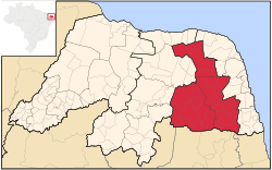 Location of Agreste Potiguar