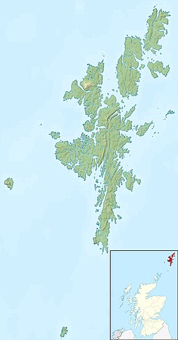 Out Skerries is located in Shetland