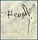 Firma de Juan I de Aragón