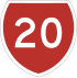 State Highway 20 shield}}
