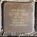 Stolperstein von Alfred Simon