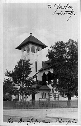 Villa D. Ștefănescu vers 1930.