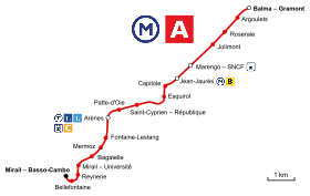 Voir la carte de la ligne.