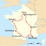 Parcours du Tour de France 1903.