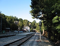 Vue générale de la gare vers le Sud