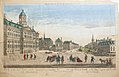 Vue d'optique de l’Hôtel de Ville d’Amsterdam, éditée en Angleterre.