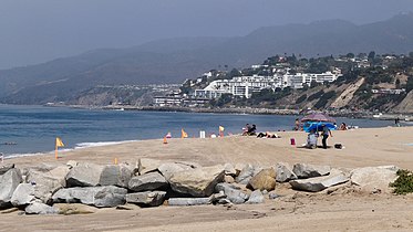 Beach - up coast view