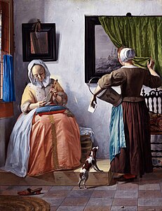 Woman Reading a Letter, by Gabriël Metsu