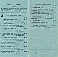 Starters and results 1945 AJC Derby showing the winner, Magnificent