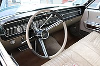 1964 Continental sedan, interior