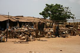 Booth at Akodessawa Fetish Market 2005