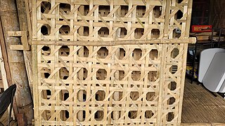 Amakan open-type weaving style used as grilles