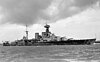 HMS Hood c. 1932 while fitted with an aircraft catapult