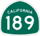 State Route 189 marker