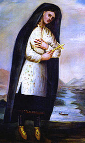 Painting of Catherine Tekakwitha