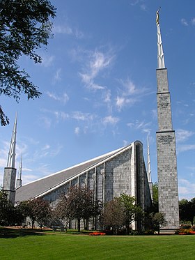 Le temple mormon de Chicago