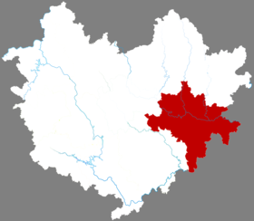 Localisation de Yízhōu