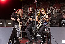 Crystal Viper at the Metal Frenzy Open Air 2024 in Gardelegen, Germany