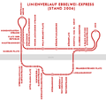 Linienplan des Ebbelwei-Expreß