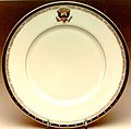 Le service de porcelaine de Franklin D. Roosevelt, fabriqué aux États-Unis par Lenox en 1934.