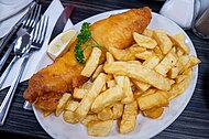 English fish and chips