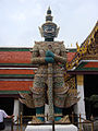 Dvarapala no Grande Palácio de Bangkok.