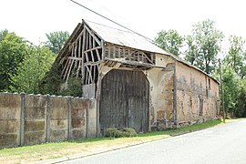 Ancienne ferme en torchis.