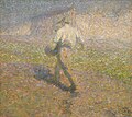 Image 27The Sower (1907), by the Impressionist painter and musician Ivan Grohar, became a metaphor for the Slovenes and was a reflection of the transition from a rural to an urban culture. (from Culture of Slovenia)