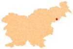 The location of the Municipality of Podlehnik