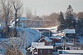 La côte de Leclercville en hiver