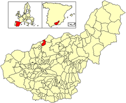 Campotéjar – Mappa