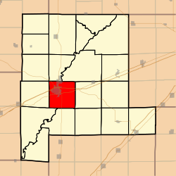 Location in Fayette County