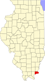 Hardin County's Location in Illinois