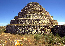 Abri pour le bétail (barraca de bestiar) à sept degrés à Minorque, îles Baléares.