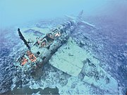 チューク州（トラック諸島）に沈む、彩雲